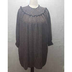 Hatch Maternity Smocked Floral Midi Dress NWT Size 0 Deadstock